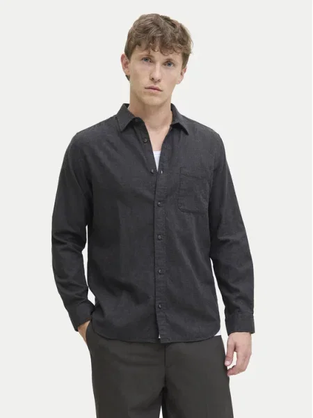 Jack&Jones Риза Classic Melange сив