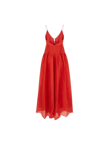 Sukienka maxi Tory Burch czerwona