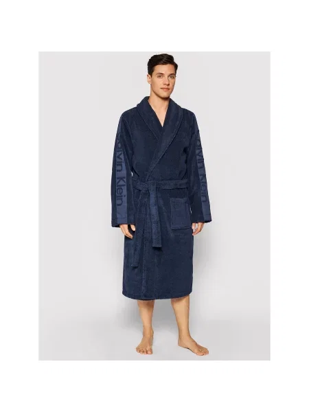 Calvin Klein Underwear Kopalni plašč Mornarsko modra