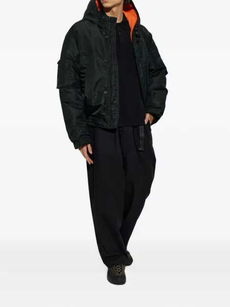 Tricou polo Canada Goose cu autograf negru