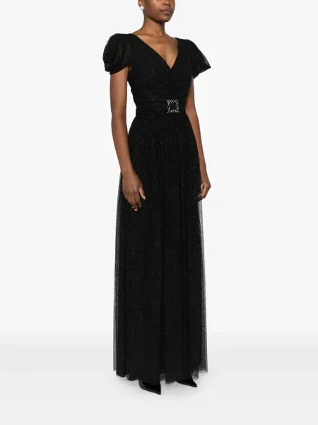 Rochie mini Nissa scurtă de costum negru