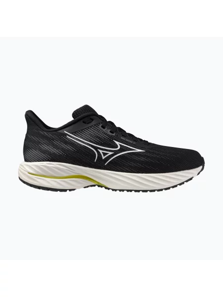 Кросівки для бігу Mizuno Wave Inspire 21 black/white/vibrant yellow білі