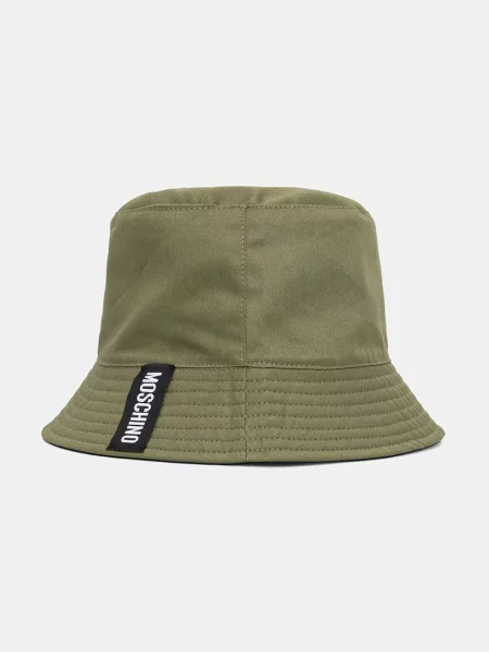 Moschino pălărie reversibilă din verde