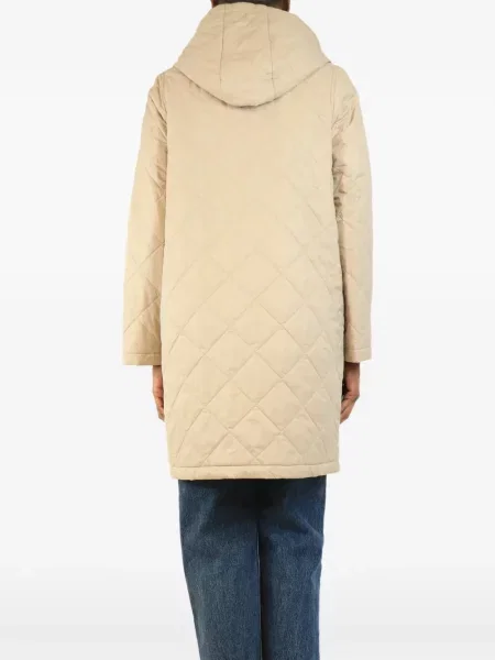 Geacă parka Divine Cashmere din cașmir cu glugă