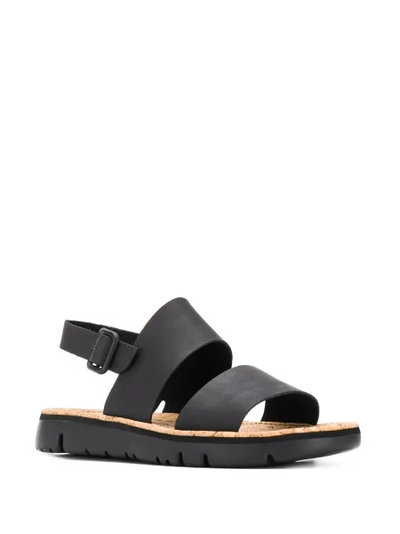 Sandale Camper din piele slingback negru