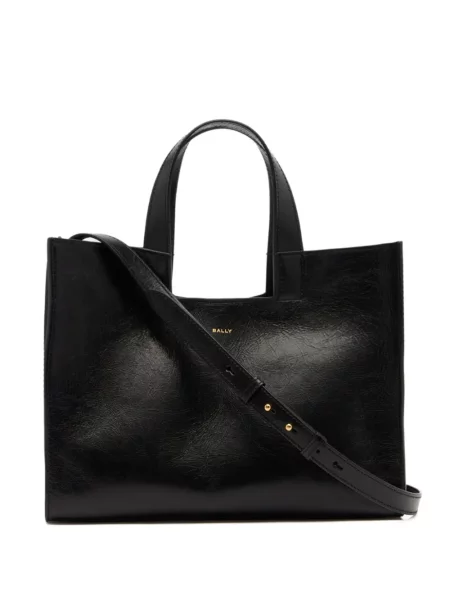 Geanta de piele Bally din piele negru