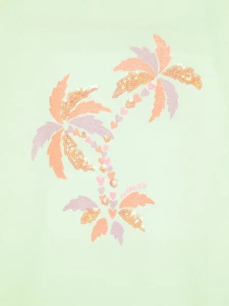 Dětské šaty Billieblush zelené