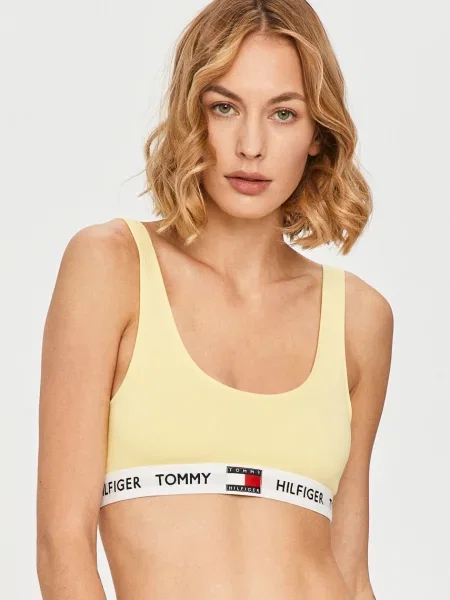 Tommy Hilfiger Sportovní podprsenka žlutá