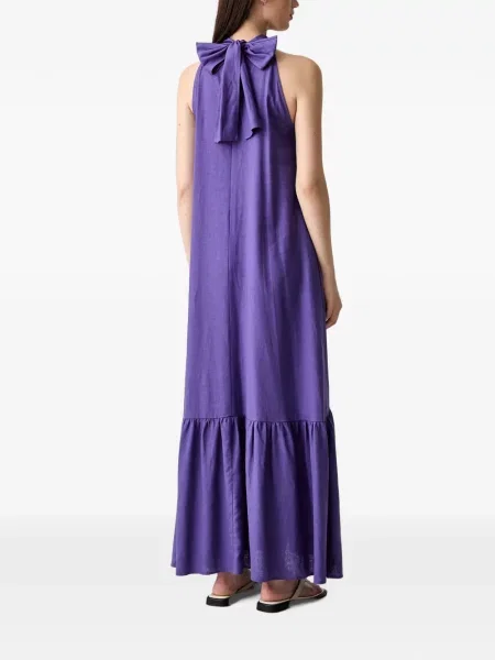 Rochie maxi Vicolo cu funde violet