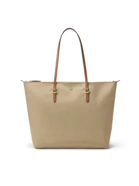 Lauren Ralph Lauren Nakupovalna torba KEATON / rjava bež