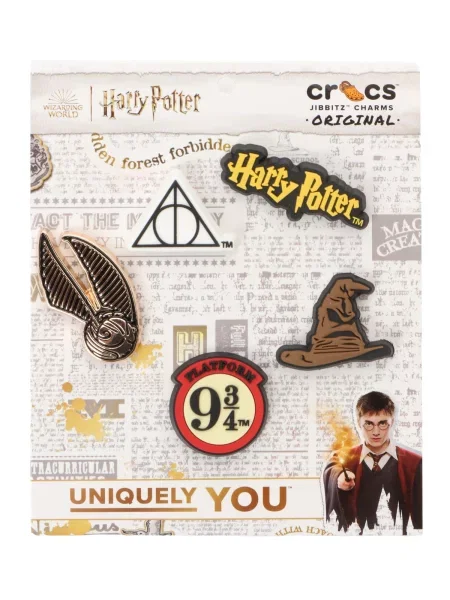 Crocs Outdoorové holínky Harry Potter hnědá / žlutá / červená černá