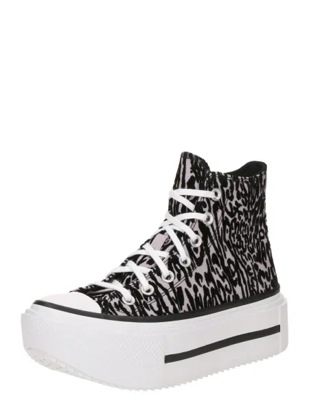 CONVERSE Visoke superge CTAS LIFT DOUBLE STACK črna / off-bela bela