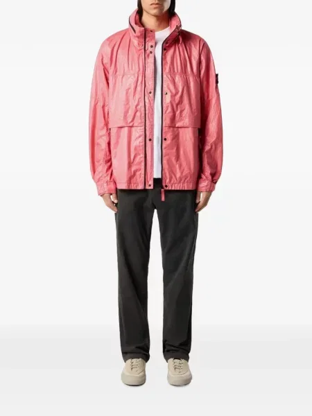 Geacă Stone Island cu strasuri roz