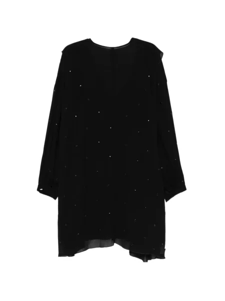 Rochie Pinko cu volane negru