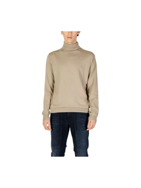 Golf U.s Polo Assn. z kaszmiru beżowy