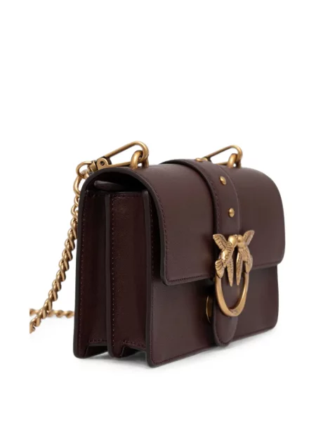 Geanta crossbody Pinko din piele maro