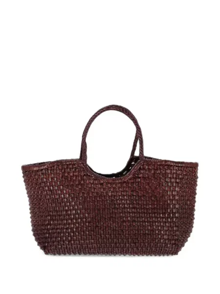 Geantă shopper Dragon Diffusion din piele maro