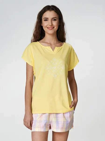 Пижама Key желтая