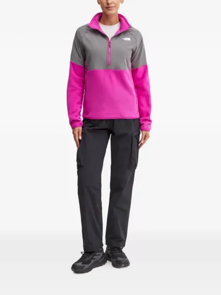 Cipzáras melegítő felső The North Face rózsaszín
