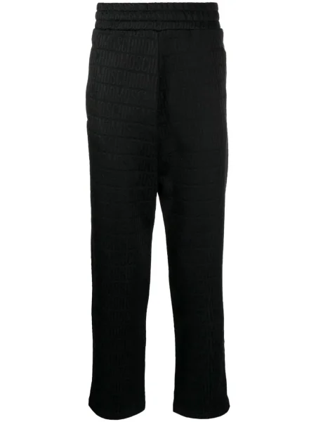 Pantaloni Moschino cu imagine negru