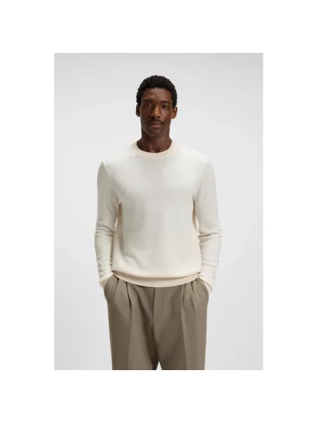 Sweter Boss biały