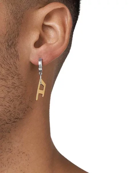 DIESEL Cercei / argintiu auriu