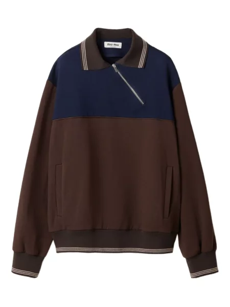 Bluza Miu Miu brązowa