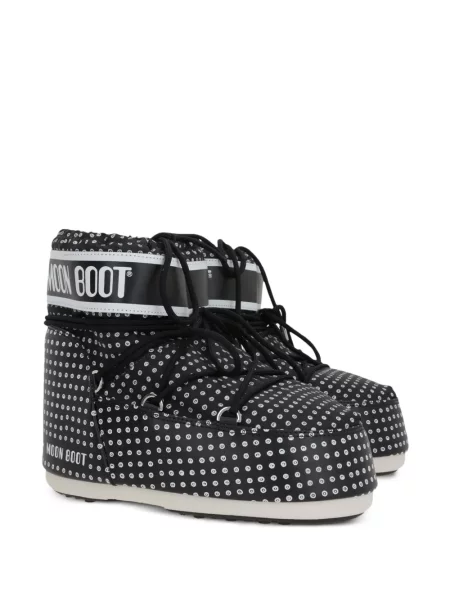 Botine Moon Boot cu imagine negru