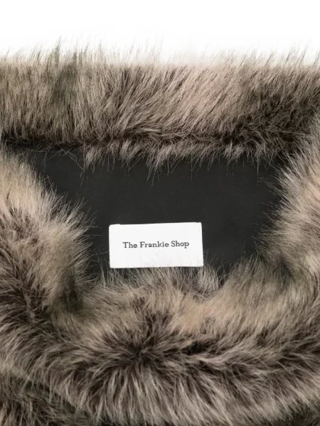 Fular The Frankie Shop cu blană