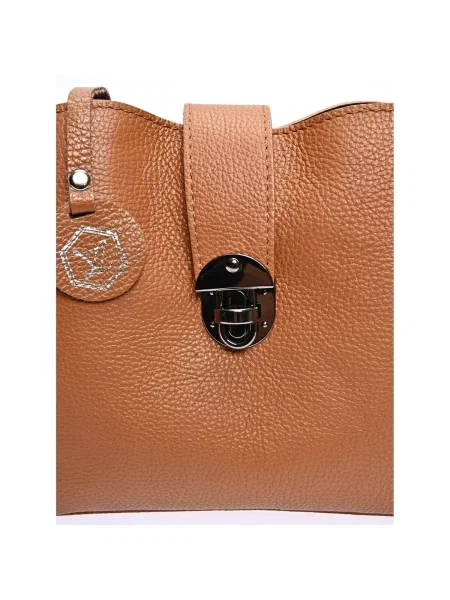 Crossbody kabelka Luisa Vannini hnedá