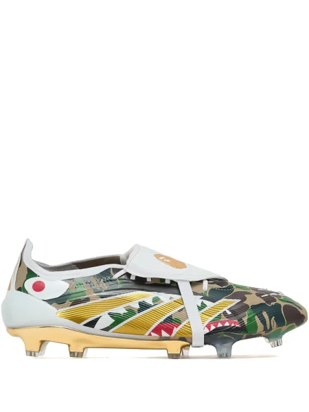 Bluza z kapturem Adidas z nadrukiem srebrna