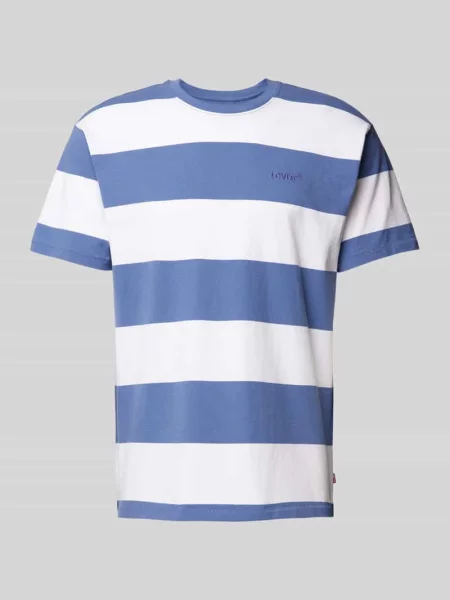 T-shirt w paski Levi's niebieska