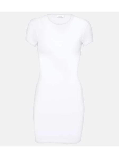 Rochie Wardrobe.nyc din jerseu alb