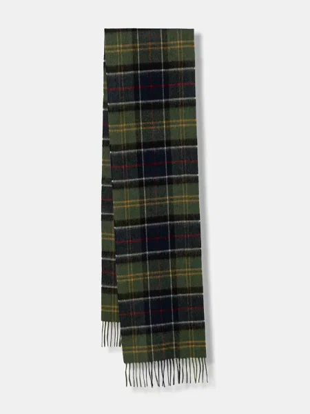 Fular Barbour de lână verde