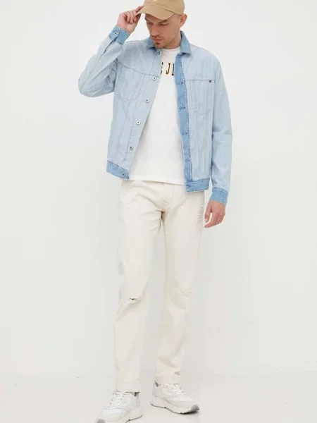 Дънки Pepe Jeans Cade бежово
