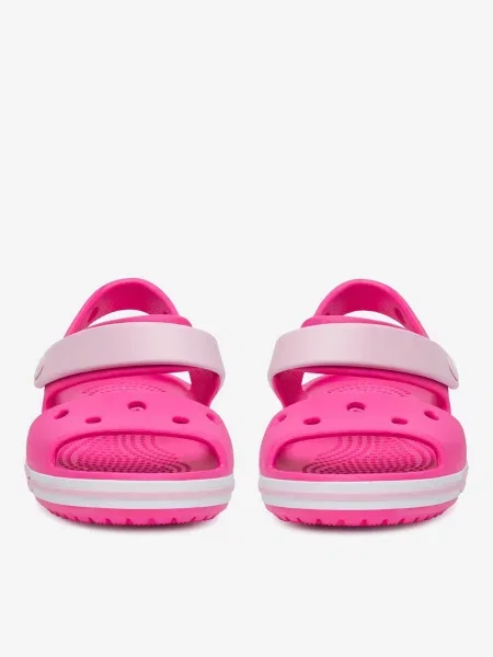 Детские сандалии Crocs розовые