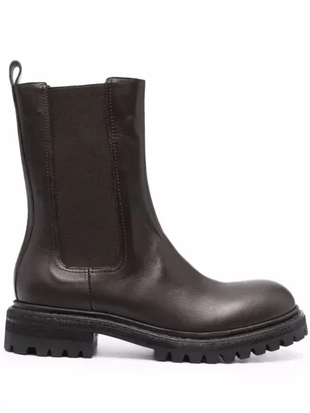 Botine Del Carlo din piele chunky maro