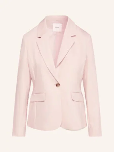 S.Oliver Black Label Blezer rosa czarna