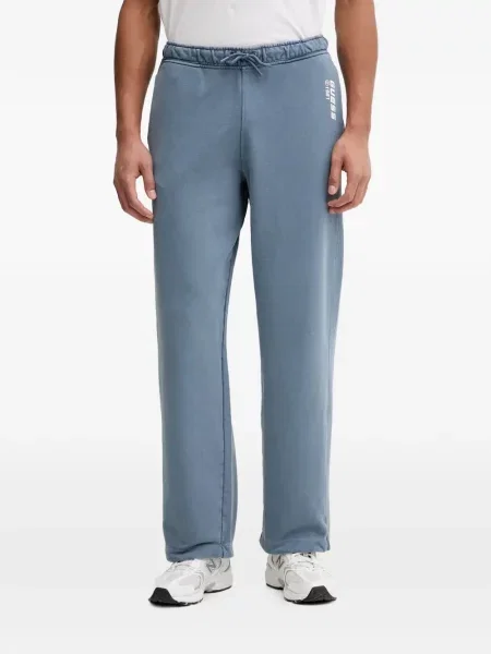 Pantaloni Guess cu imagine alergare cu cordon albastru
