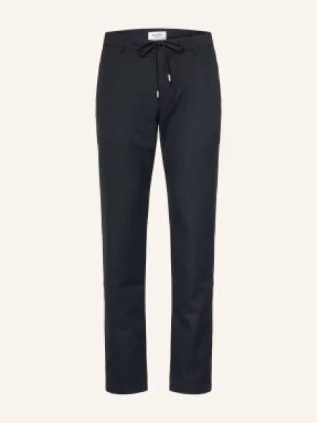 Joop! Jeans Chinosy Maxton O Kroju Extra Slim Fit blau granatowe