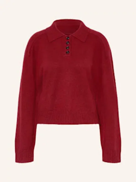 Loulou De Saison Sweter Z Kaszmiru Homere rot