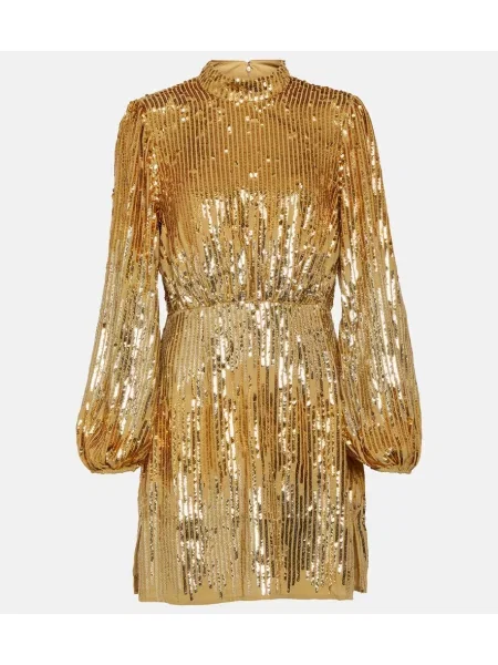 Rochie Rixo auriu