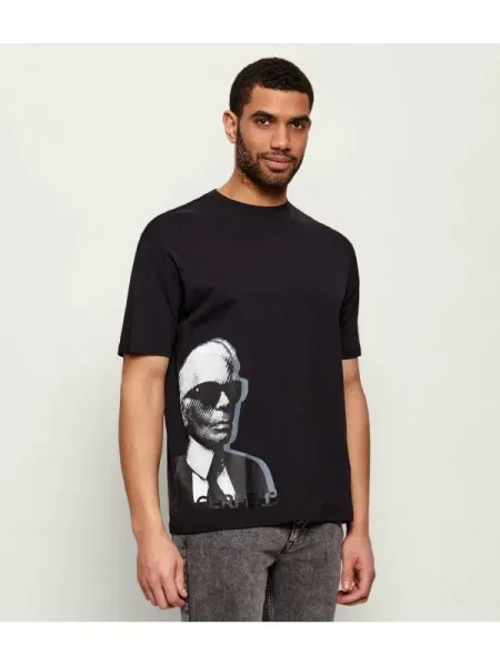KARL LAGERFELD Tricou negru