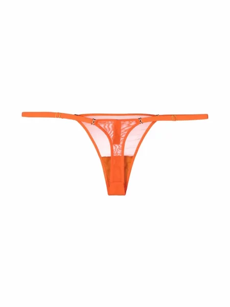 Kalhotky string Maison Close oranžové