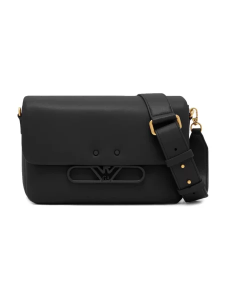 Torebka Emporio Armani z logo czarna