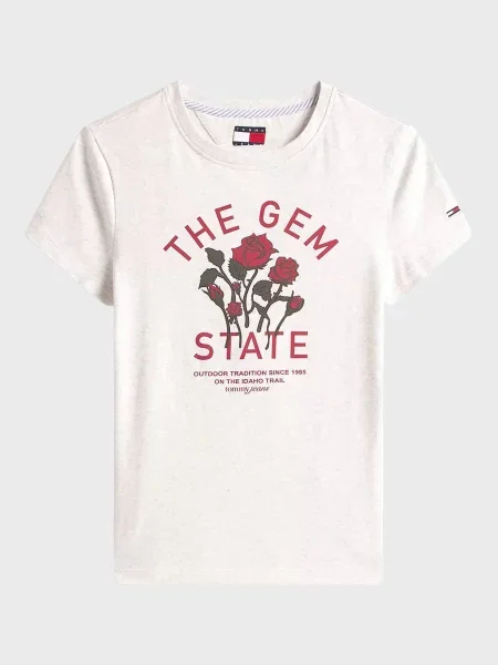 Футболка Tommy Jeans серая