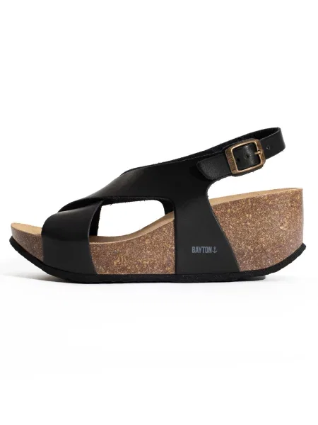Bayton Sandale Rea gri deschis negru