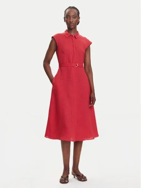 Marella Rochie tip cămașă Rodesia roșu