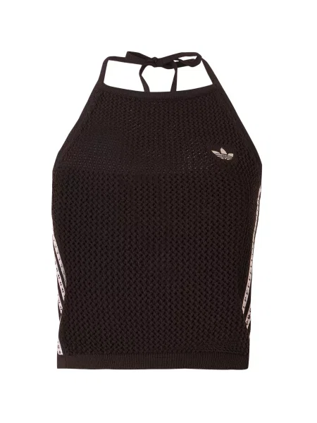 ADIDAS ORIGINALS Top brodat ciocolatiu / cappuccino maro