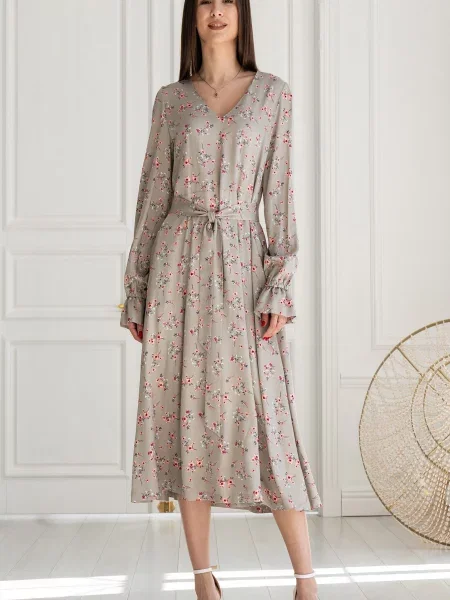 Сукня міді RiMari бежевий